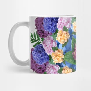 hydrangea mandala Mug